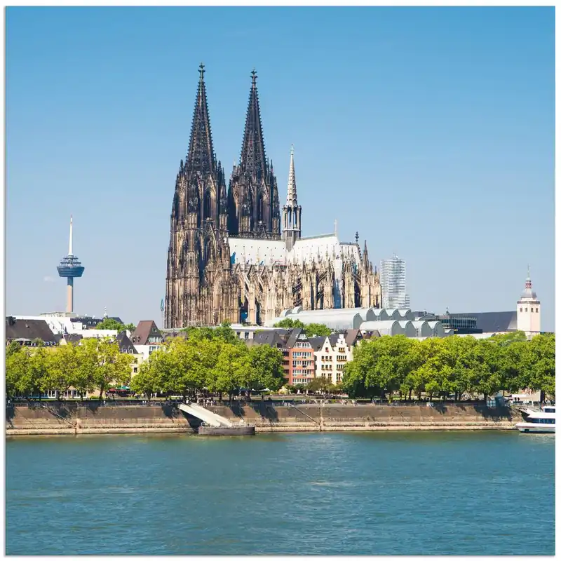 Bestpreis Kölner Dom Q7TR Wandbild