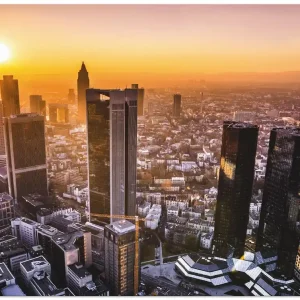 Frankfurt am Main Panorama I Q7TJ Wandbild Neu