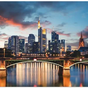 Frankfurt am Main Skyline II Q7TE Wandbild Solange Der Vorrat Reicht