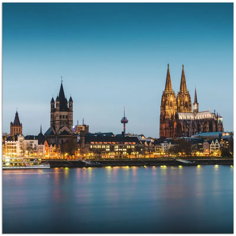 Direktkauf Köln Rheinpromenade Q7SO Wandbild