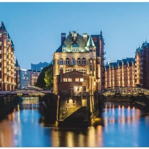 Hamburg Wasserschloss in Speicherstadt 2 S7WZ Wandbild Solange Der Vorrat Reicht
