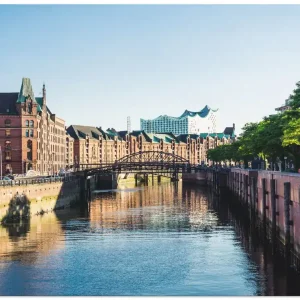 Hamburg Speicherstadt T1RL Wandbild Geprüft