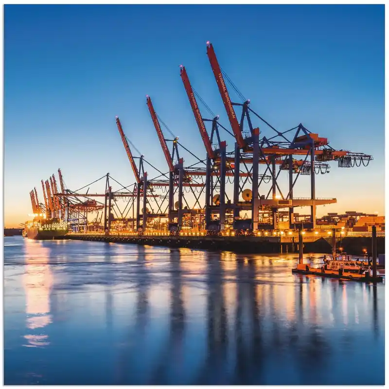 Wochenendangebot Hamburg Container Terminals S9RG Wandbild