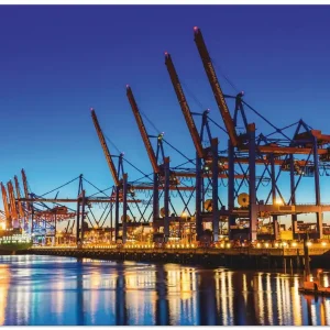 Top-Preis Hamburg Containerhafen T1LP Wandbild