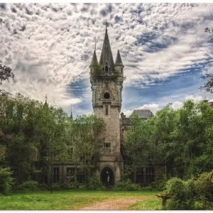 Verlassenes Schloß Chateau - Lost Place T9SF Wandbild Meistverkauft