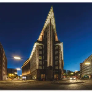 Hamburg Chilehaus T9RR Wandbild Neu Im Sortiment