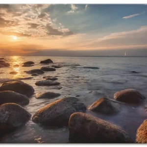 Heimkehr am Abend.... S5OG Wandbild Preiswert