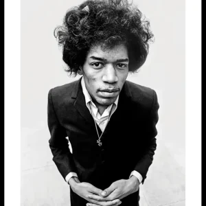 Jimi Hendrix Portrait Poster Zertifiziert