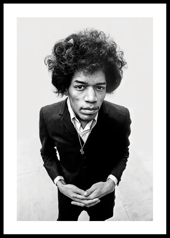 Jimi Hendrix Portrait Poster Zertifiziert