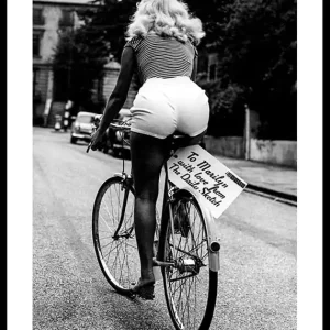 Direkt Vom Hersteller Marilyn Monroe Riding Bicycle Poster