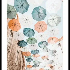 Saisonangebot Umbrellas Poster
