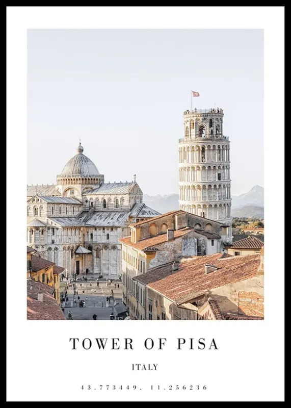Tower Of Pisa Poster Aktuell