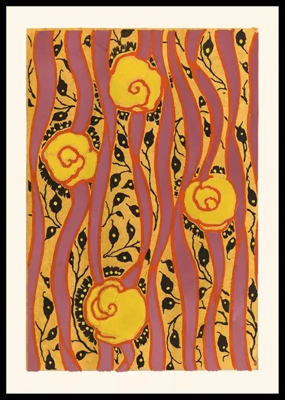 Flower Pattern No.5 by E. A. Seguy Poster Wochenendangebot