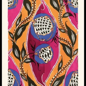 Pochoir Pattern by E. A. Seguy Poster Kostenloser Rückversand