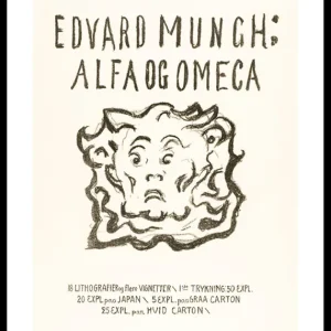 Alpha And Omega By Edvard Munch Poster Bestseller