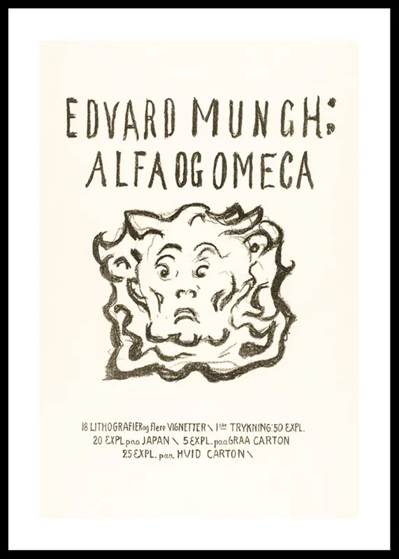 Alpha And Omega By Edvard Munch Poster Bestseller