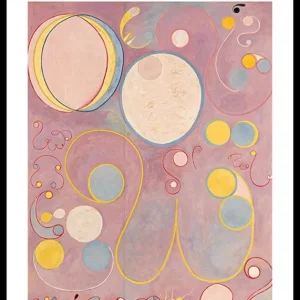 The Ten Largest No8 By Hilma Af Klint Poster Versand Am Gleichen Tag