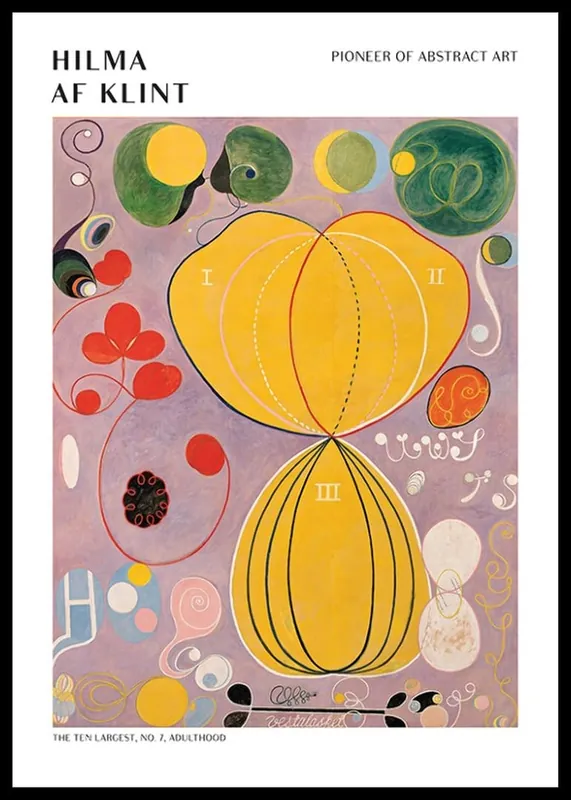 The Ten Largest No7 By Hilma Af Klint Poster Neue Ware