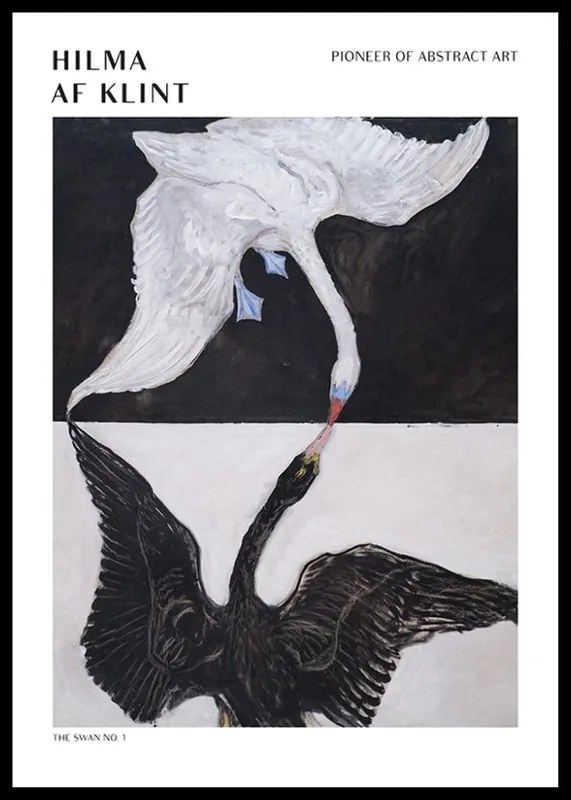 Direkt Vom Hersteller The Swan By Hilma Af Klint Poster
