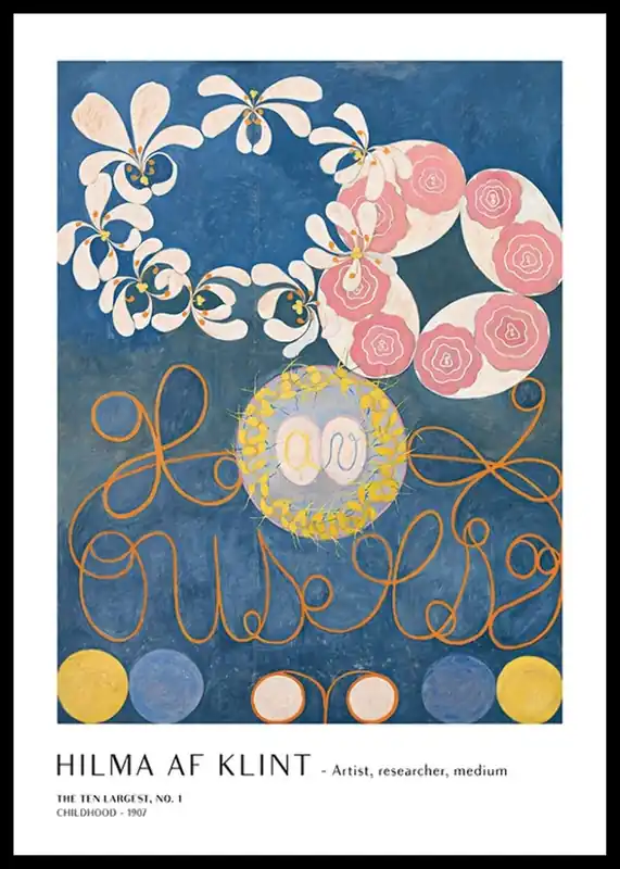 The Ten Largest No1 By Hilma Af Klint Poster Mega-Angebot