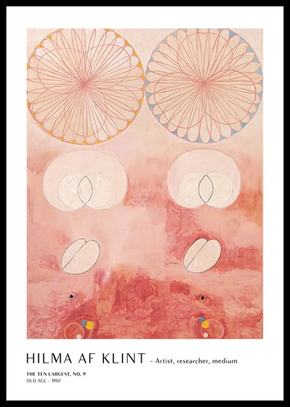 The Ten Largest No9 By Hilma Af Klint Poster Kracherpreis