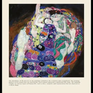 Direkt Vom Hersteller The Maiden By Gustav Klimt Poster