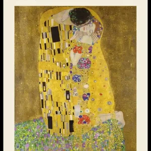 The Kiss By Gustav Klimt Poster Versand Am Gleichen Tag