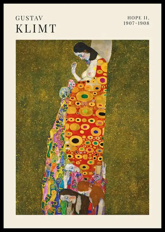 Hope II By Gustav Klimt Poster Kracherpreis