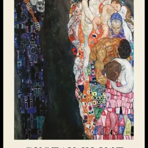 Death And Life By Gustav Klimt Poster Expressversand