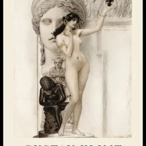 Allegory Of Sculpture By Gustav Klimt Poster Sichere Zahlung