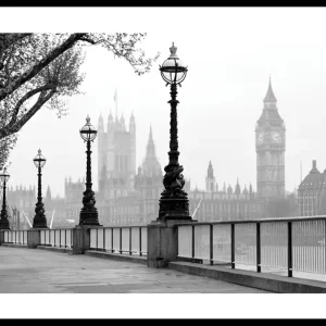 Sonderaktion Streetlights In London Poster