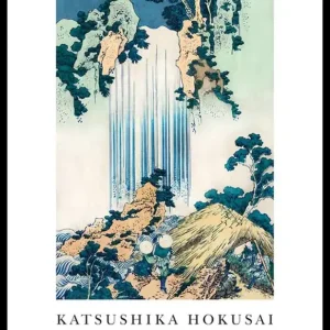 Yoro Waterfall By Katsushika Hokusai Poster Sonderangebot
