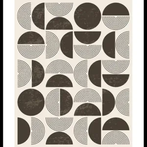 Geometric Cluster Poster Preiswert