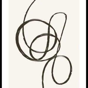 Neu Line Art Knot Poster