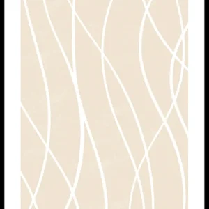 Online Kaufen White Line Art Poster