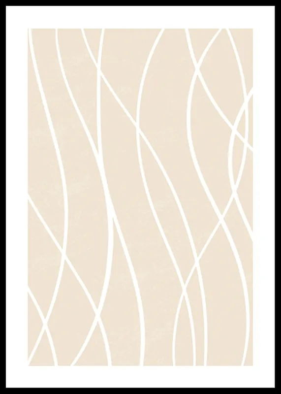 Online Kaufen White Line Art Poster