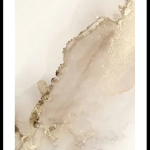 Gratis Versand Gold Splash Watercolor No1 Poster