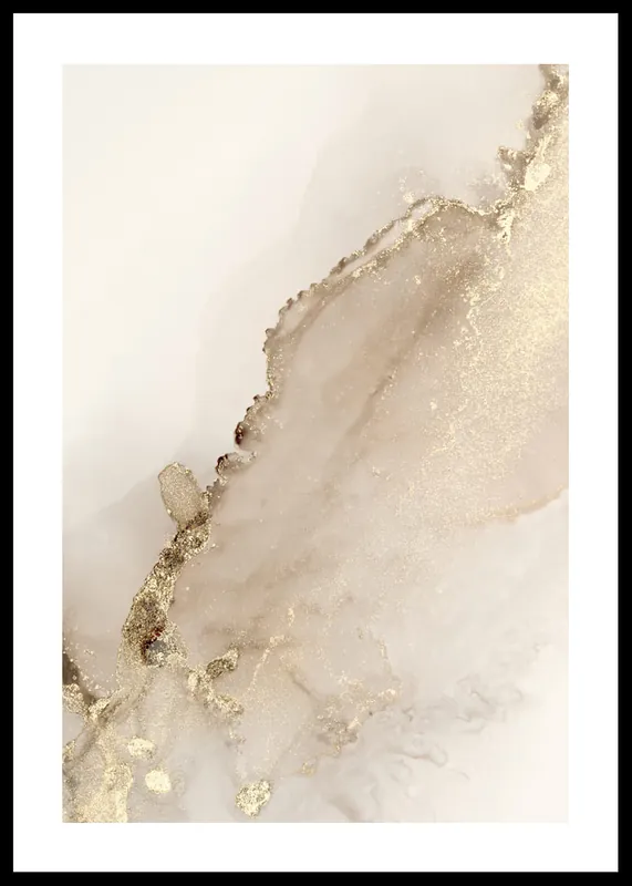 Gratis Versand Gold Splash Watercolor No1 Poster