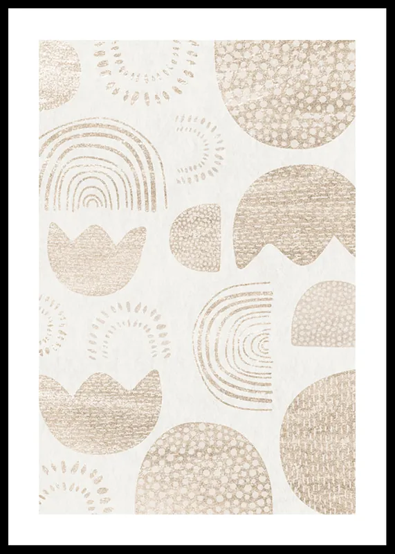 Natural Doodle Poster Neue Ware