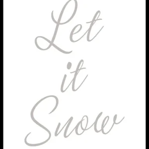 Let It Snow Poster Jetzt Kaufen