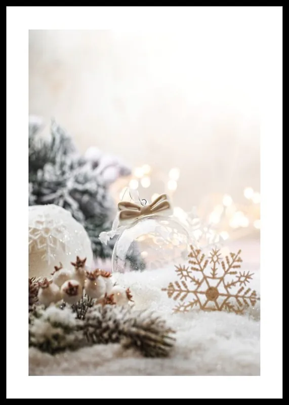 Geprüft Bright Christmas Decorations Poster