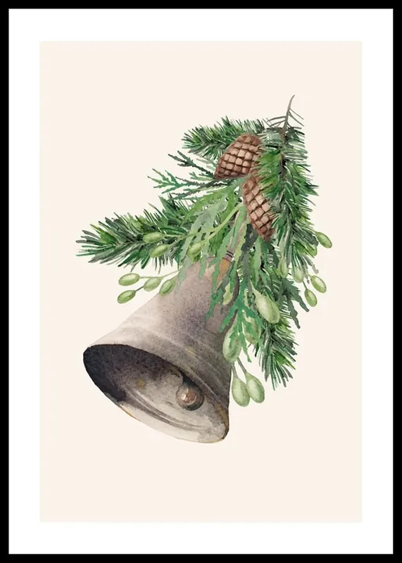 Sonderaktion Watercolor Christmas Bell Poster