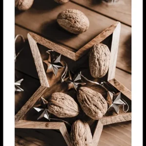 Neu Im Sortiment Walnuts In Wooden Star Poster