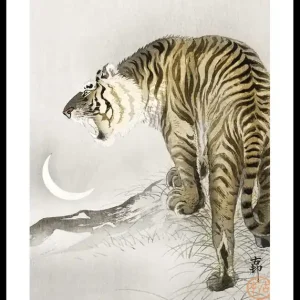 Echt Roaring Tiger By Ohara Koson Poster