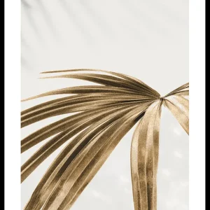 Finale Aktion Golden Palm Leaves Poster