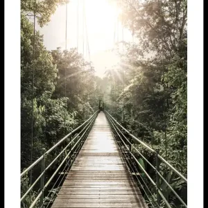 Preisreduziert Hanging Bridge In Costa Rica Poster