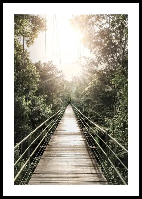 Preisreduziert Hanging Bridge In Costa Rica Poster