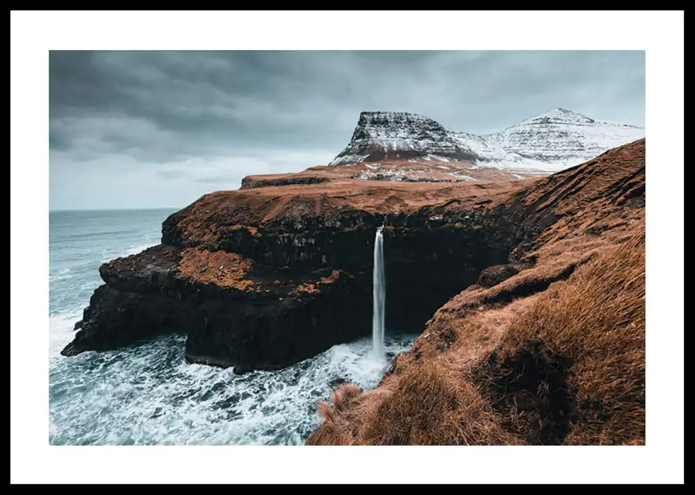 Expressversand Highland Waterfall Poster