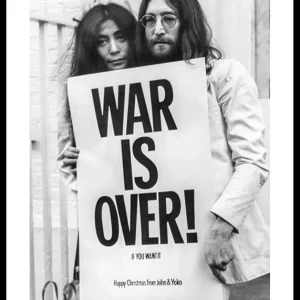 John Lennon Yoko Ono War Is Over Poster Preis Gesenkt
