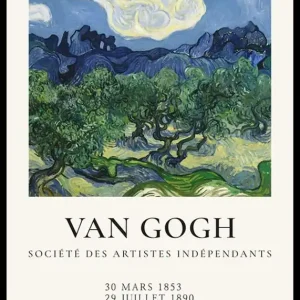 Highlight Van Gogh The Olive Trees Poster